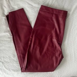 ZARA Faux Leather Leggings